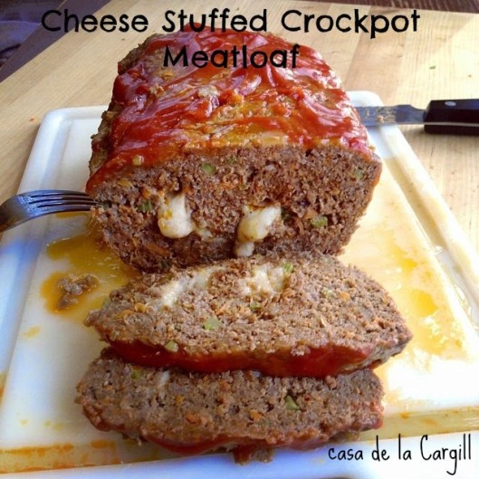 Cheese Stuffed Crockpot Meatloaf1